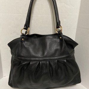 Beautiful Jack Georges Large Black Leather Bag